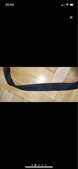 Bandolera Louis Vuitton gris