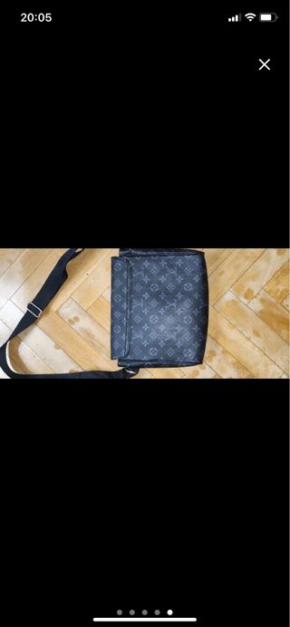 Bandolera Louis Vuitton gris