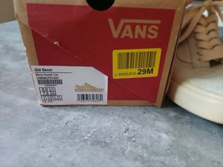 Zapatillas Vans Mujer Beige. 