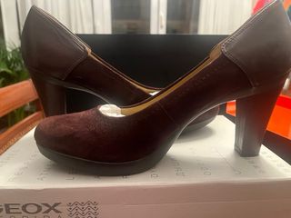 Zapatos Geox Piel y Ante Talla 41 Nuevos
