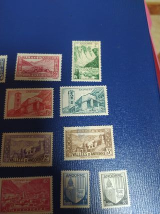 Sellos Andorra Francesa