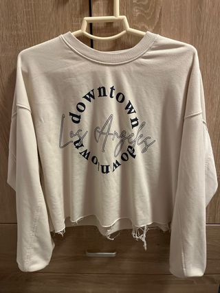 Sudadera beige Downtown Los Angeles