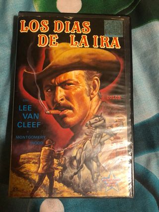 VHS Los Días de la Ira Western Español