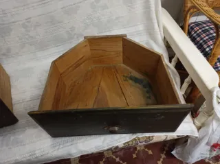 Mueble Rinconera vitrina antigua para restaurar