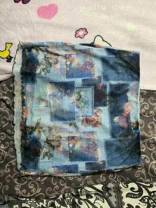 Falda Bershka Talla S Estampado Artístico