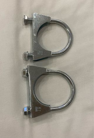 Abrazaderas para tubo de escape (2 unidades)