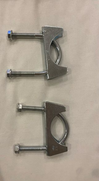 Abrazaderas para tubo de escape (2 unidades)