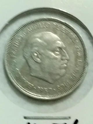 5 Pesetas 1957 Estrella 74
