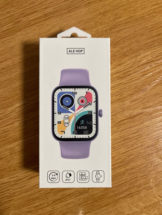 Nuevo Smartwatch Morado IP67 Muy chulo