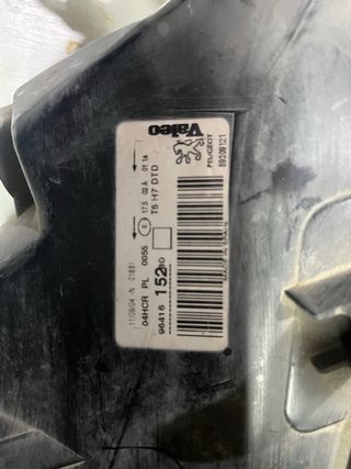 Faro Peugeot 306