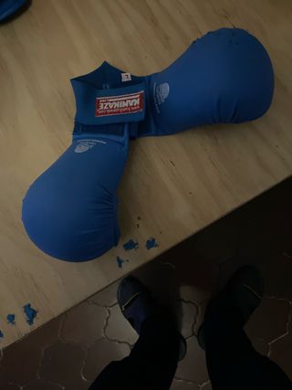 Guantes Karate Kamikaze Talla L Azul