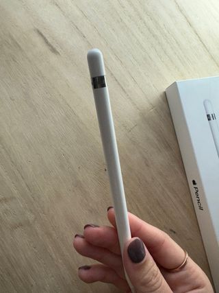Apple Pencil di prima generazione con adattatore incluso.