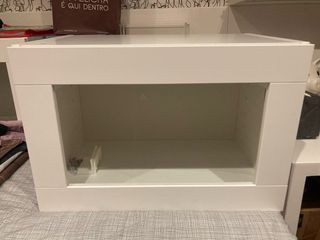 Vitrinas pared Ikea blancas cristal