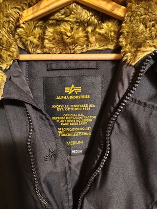 Parka Alpha Industries N-3B Gris