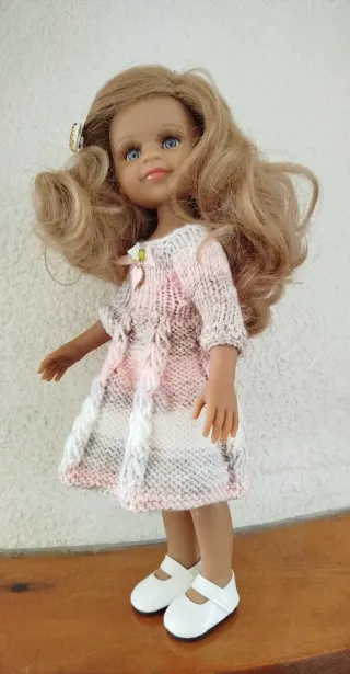 Vestido tejido a mano para Paola Reina