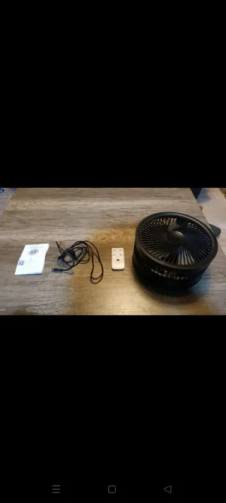 Ventilador Plegable Giratorio Telescópico