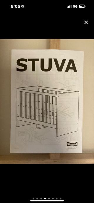 URGE VENTA Cuna Ikea STUV con cajones