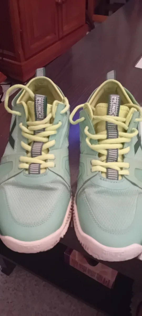 Zapatillas Munich Verdes y Turquesa