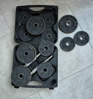 Kit Mancuernas 20Kg con maletín