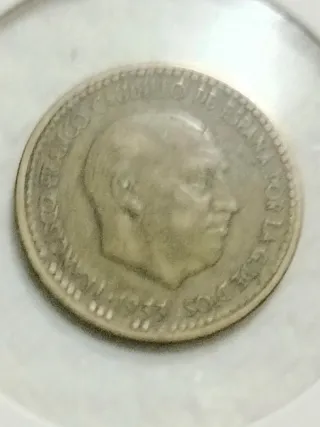 1 Peseta 1953 Estrella 61