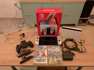 Nintendo Switch OLED White + Giochi
