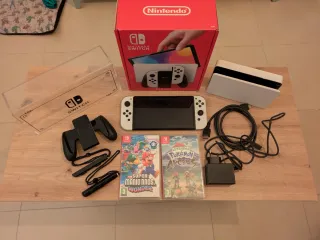 Nintendo Switch OLED White + Giochi
