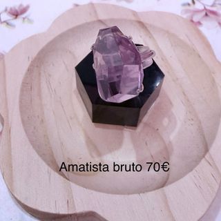 Anillos Plata 925 ajustables amatistas 
