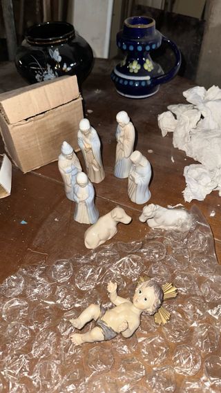 Figure VINTAGE in ceramica di Betlemme