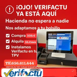 TPV Verifactu: Compra, Alquila o Instala