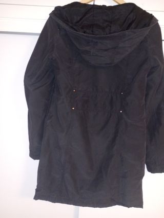 Parka Negra Mujer Talla S