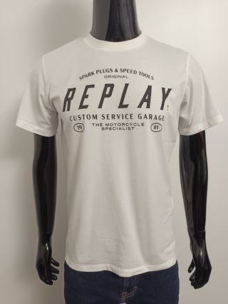 Camiseta Replay Original Blanca