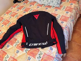 Chaqueta Dainese Racing Negra y Roja