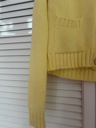 Cárdigan Zara Amarillo Joyas