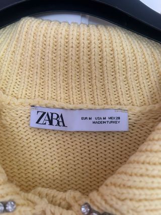 Cárdigan Zara Amarillo Joyas