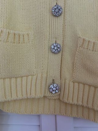 Cárdigan Zara Amarillo Joyas