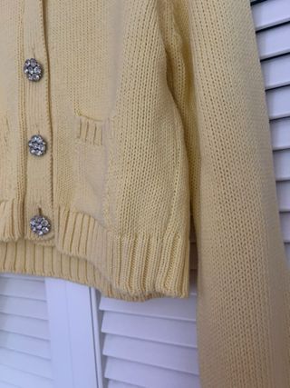 Cárdigan Zara Amarillo Joyas