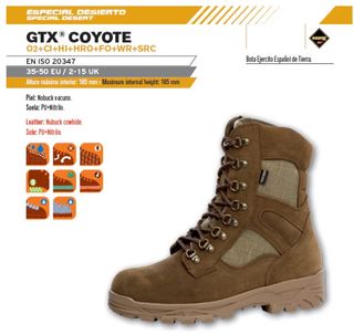 Botas Militares ITURRI Gore-Tex Marrones