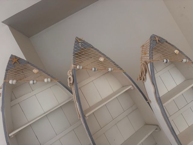 Juego 3 Estanterías Marineras Madera