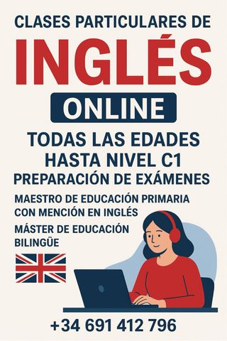 Clases particulares de inglés online