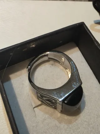 Anillo Ónix Negro Hombre