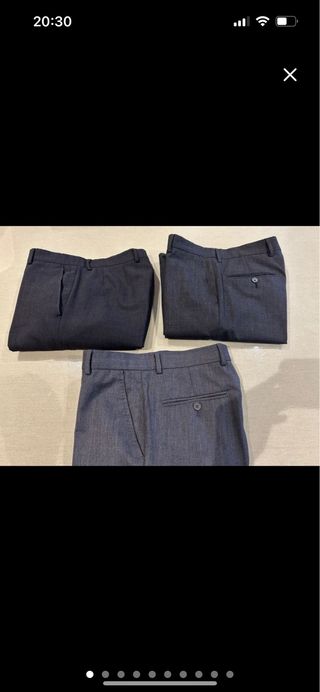 Lote camisas de vestir joven y pantalones 