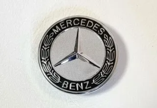 57mm Logo Capot Mercedes Accesorio Coches AMG