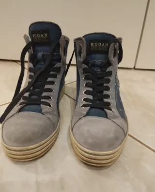 Hogan Rebel sneakers donna blu/grigie