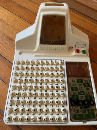 Bingo Electro-Automático Años 80