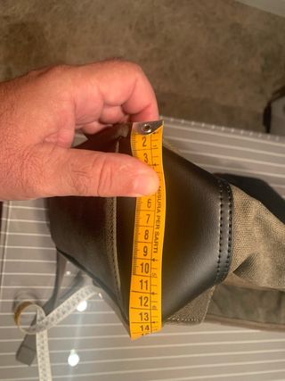 Mochila Emidio Tucci Lona y Cuero Negra Verde Oliv