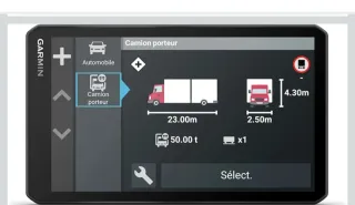GPS Garmin Dezl 700 Camion