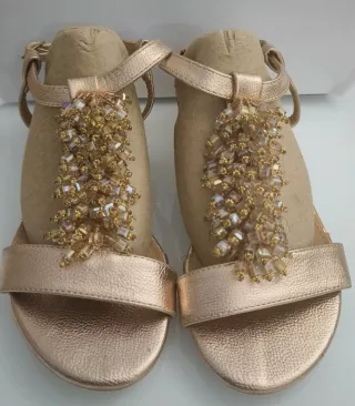 Sandali Miss Pappale oro donna