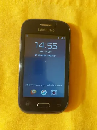 Teléfono Samsung young , Antiguo Negro