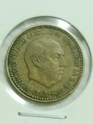 1 Peseta 1953 Estrella 63