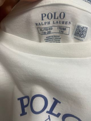 Camiseta Polo Ralph Lauren Blanca
